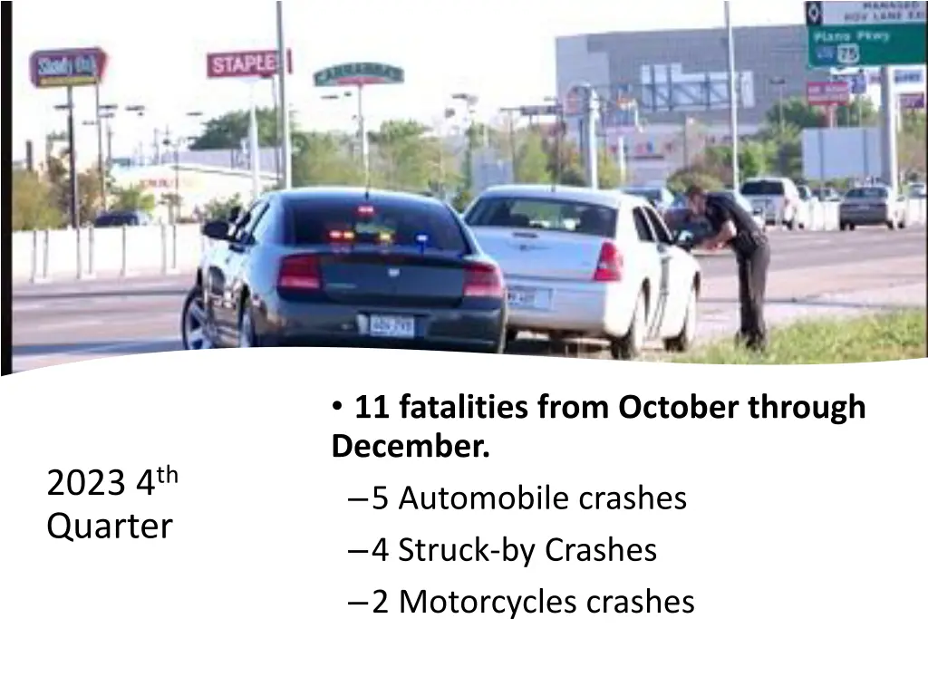 11 fatalities from october through december