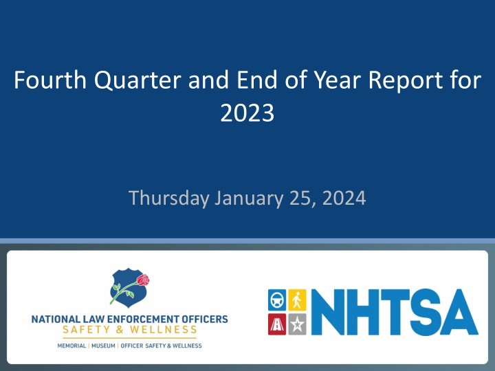 fourth quarter and end of year report for 2023