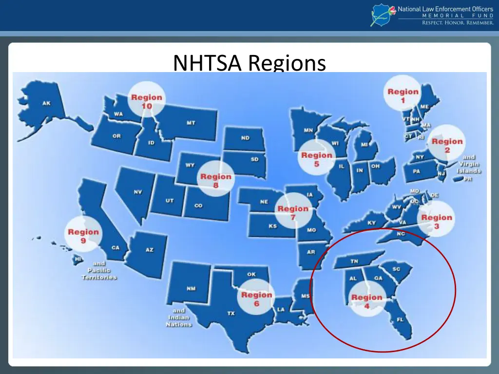 nhtsa regions