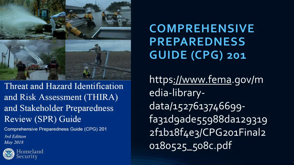 comprehensive preparedness guide cpg 201