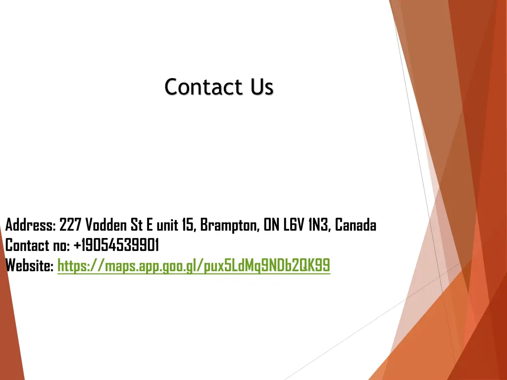 contact us