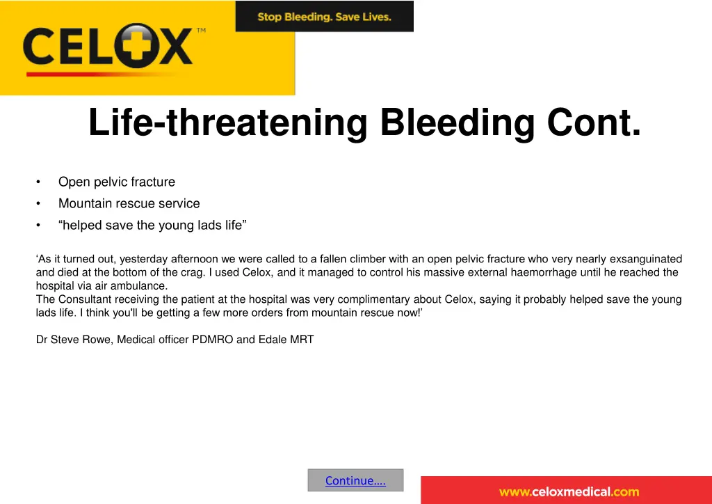 life threatening bleeding cont 1