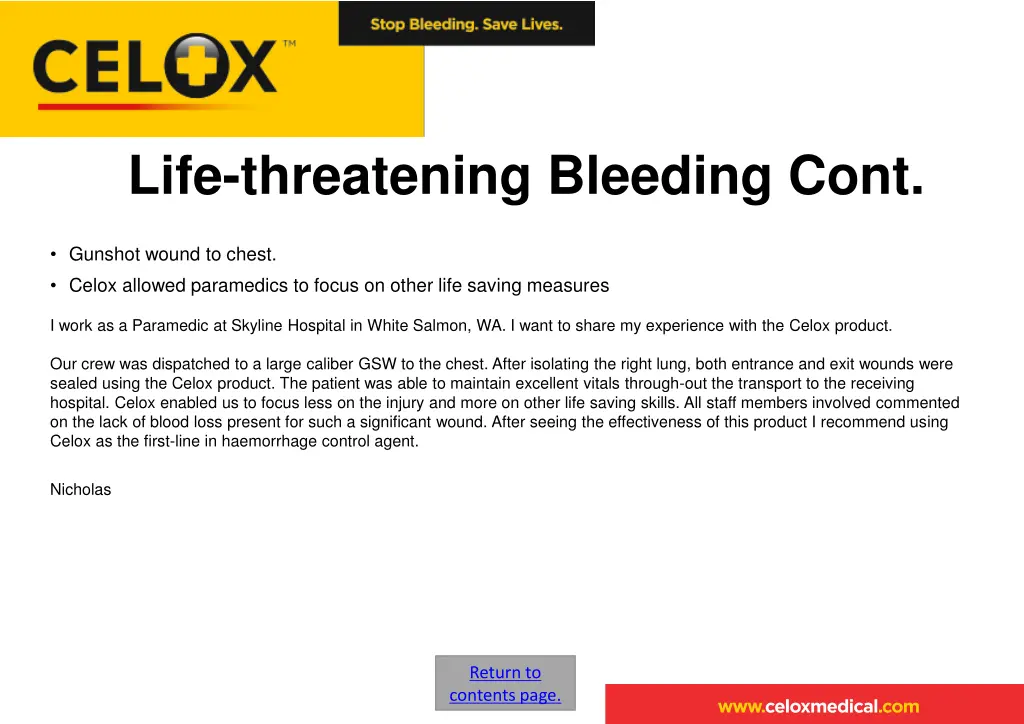 life threatening bleeding cont 3