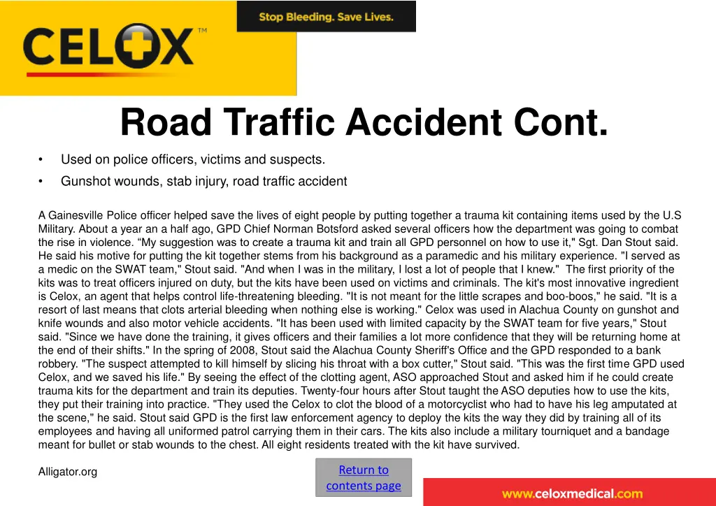 road traffic accident cont