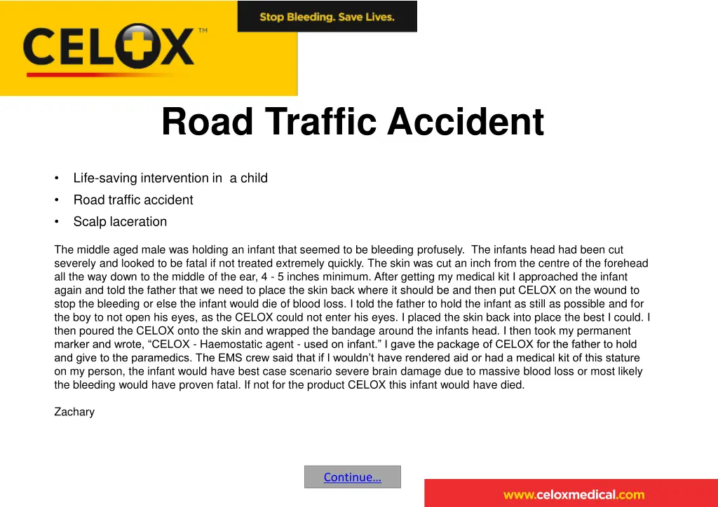 road traffic accident