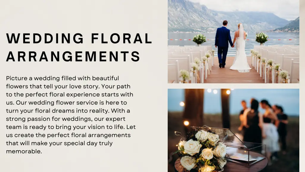 wedding floral arrangements