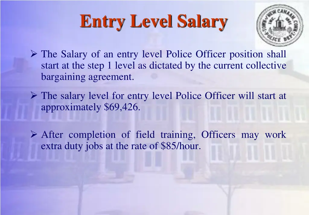 entry level salary