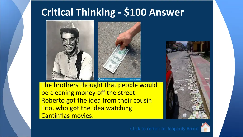 critical thinking 100 answer