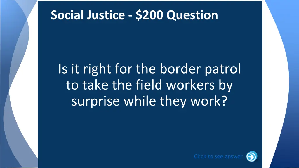 social justice 200 question