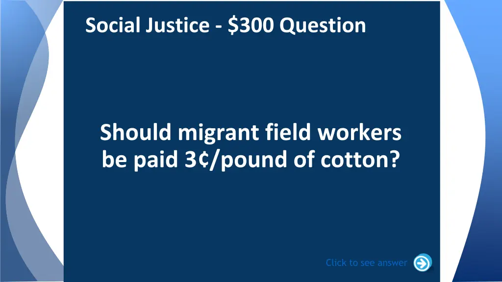 social justice 300 question