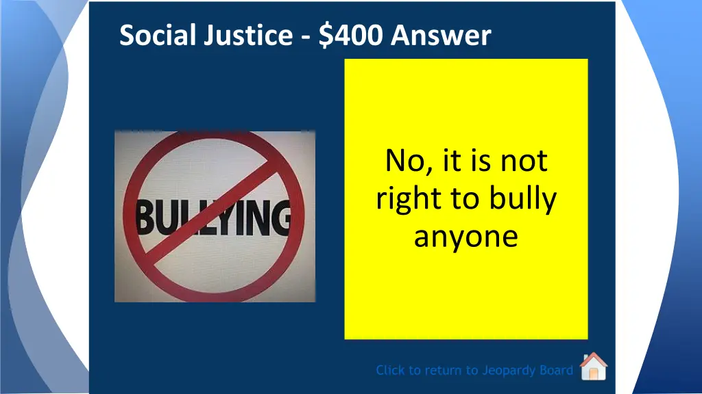 social justice 400 answer