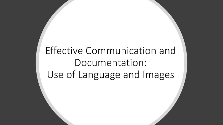 effective communication and documentation