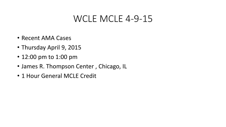 wcle mcle 4 9 15