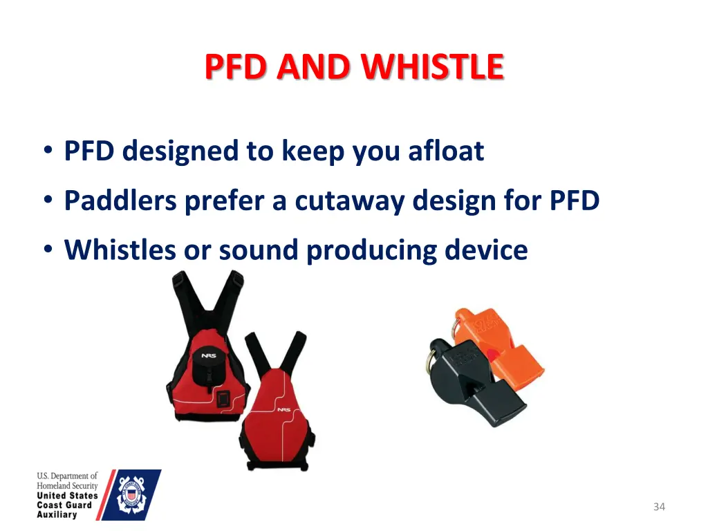 pfd and whistle