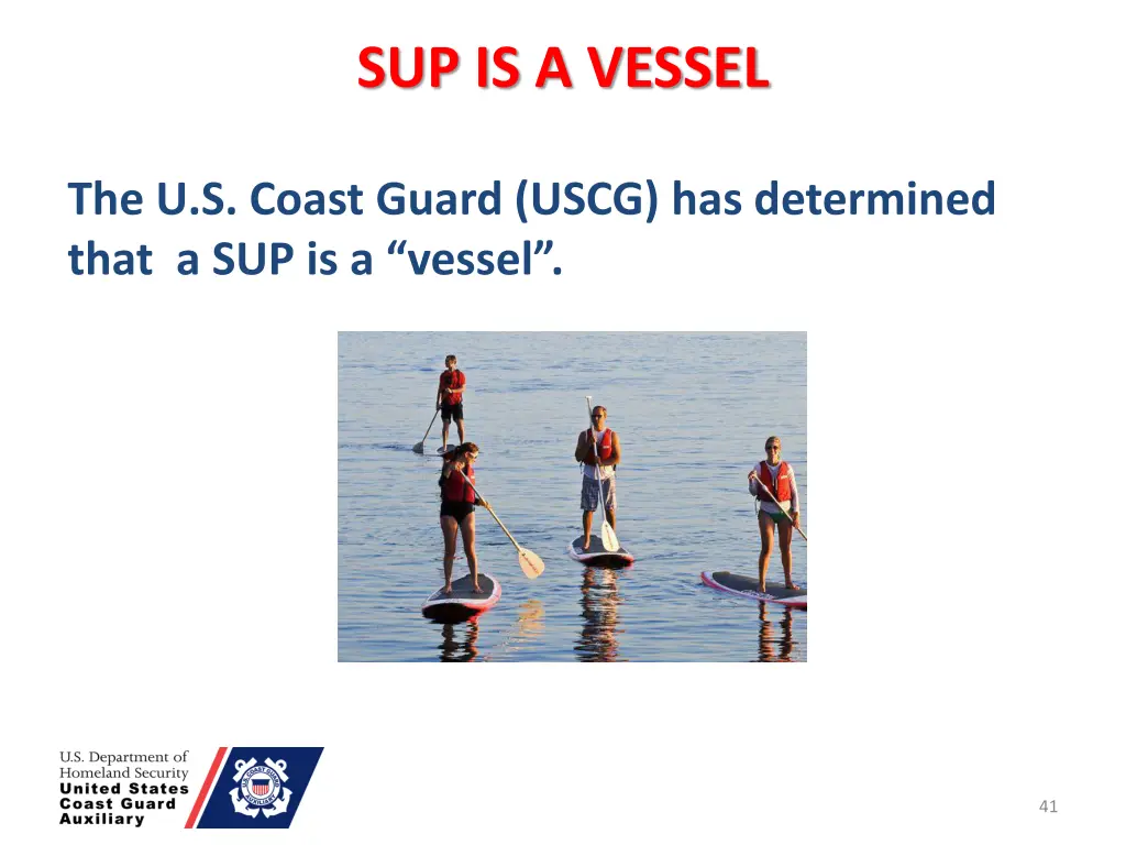 sup is a vessel