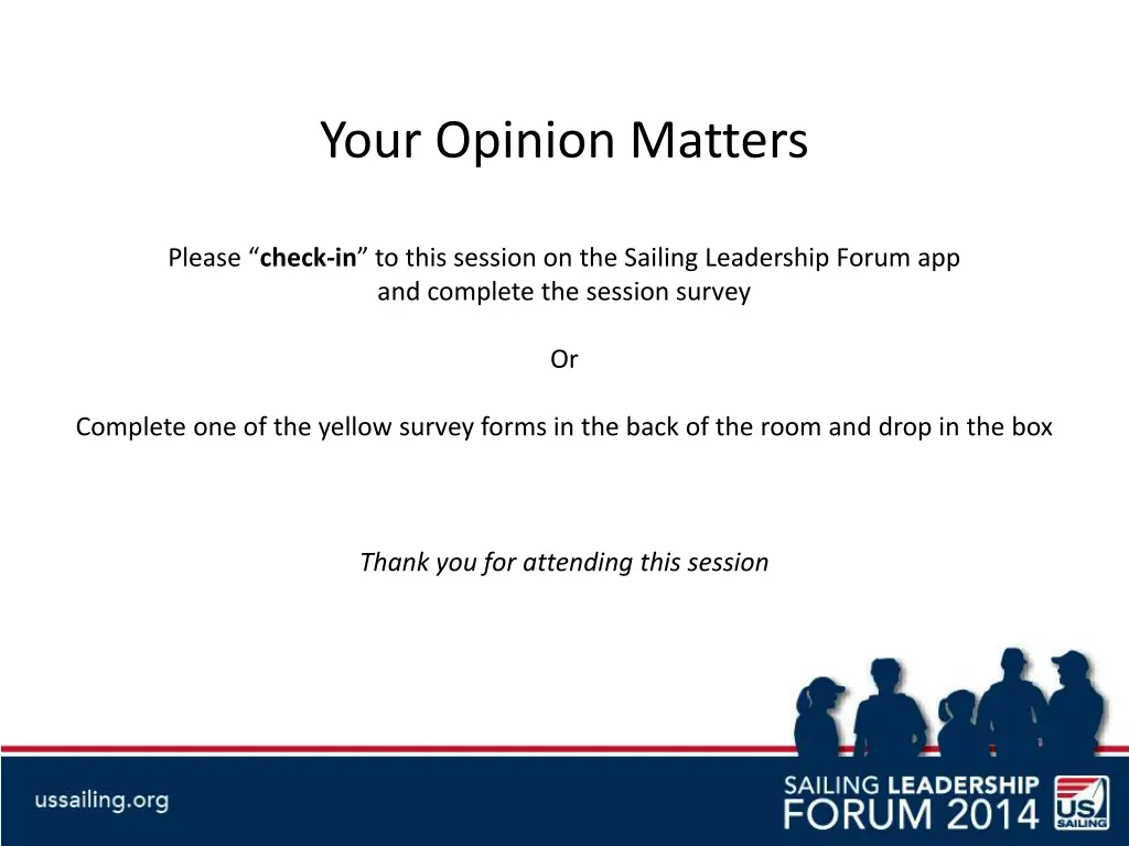 your opinion matters