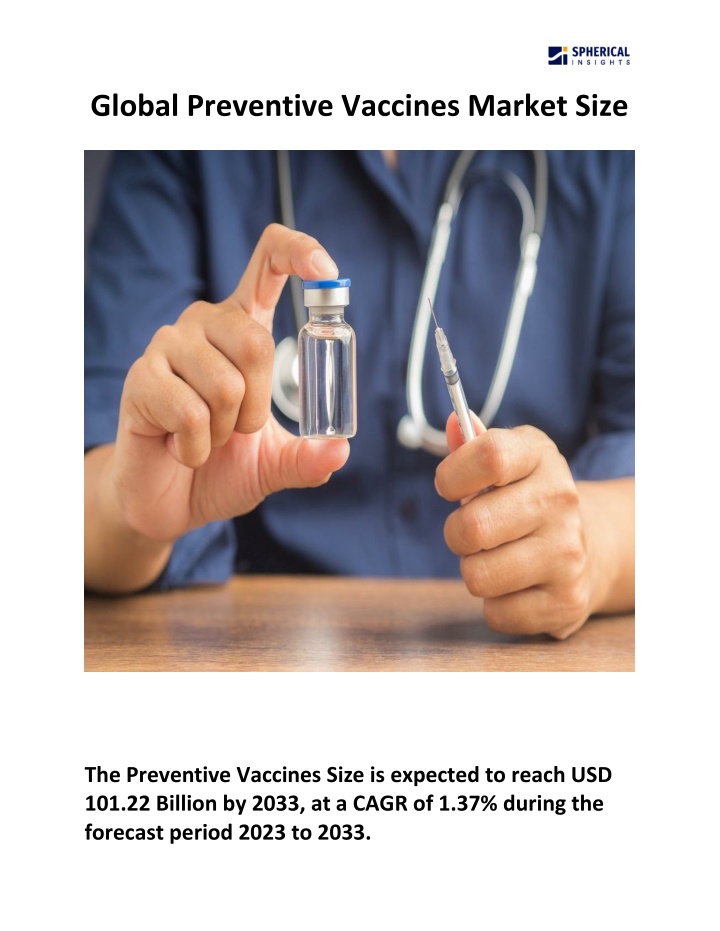 global preventive vaccines market size