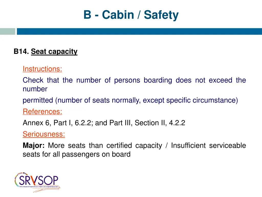 b cabin safety 14