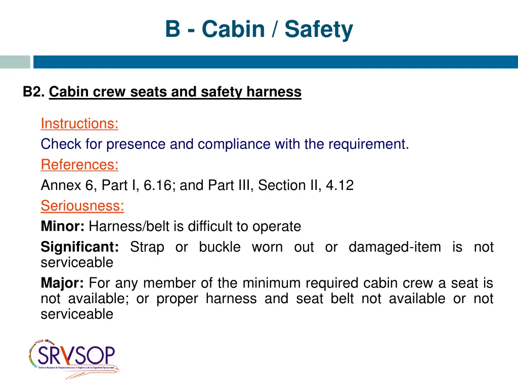 b cabin safety 2