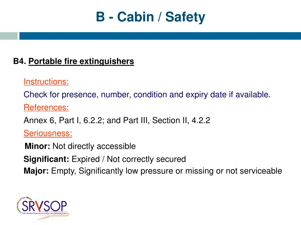 b cabin safety 4