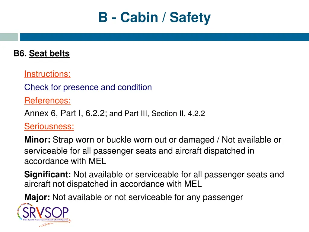 b cabin safety 6