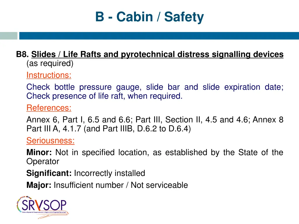 b cabin safety 8