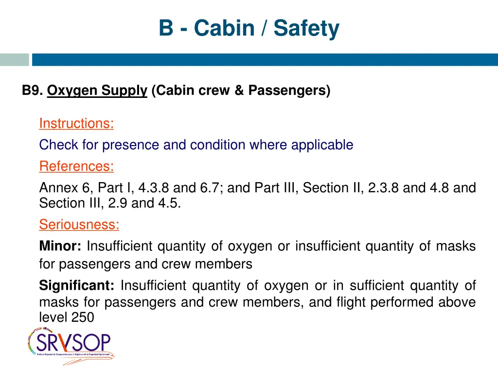 b cabin safety 9