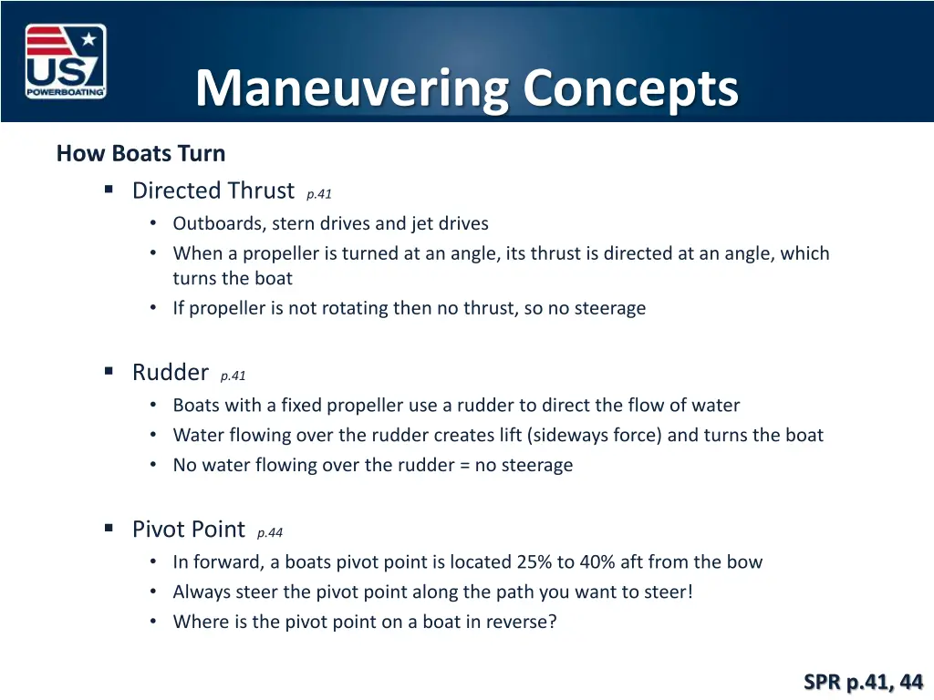 maneuvering concepts 1