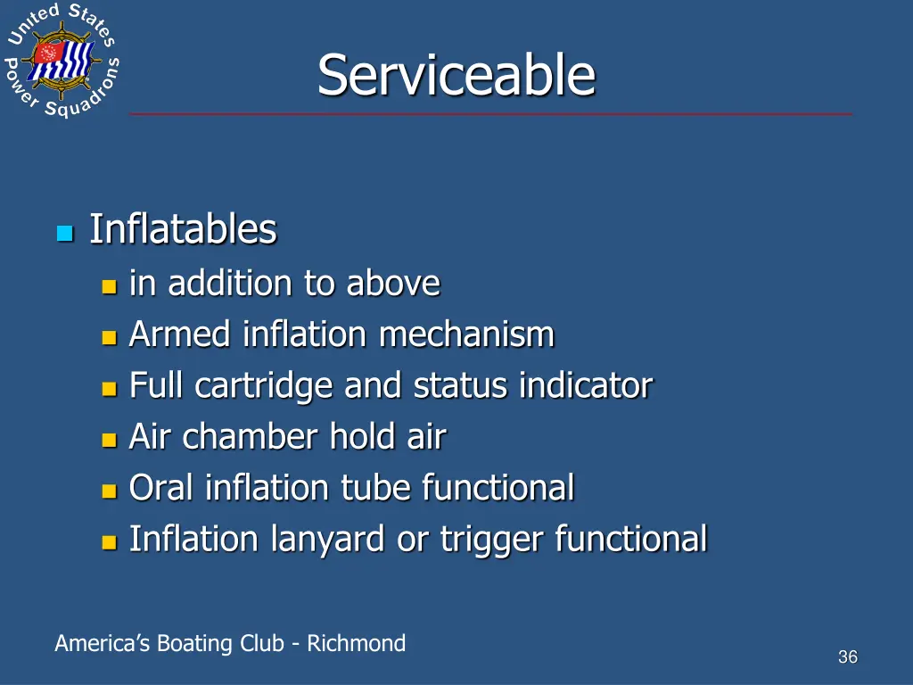 serviceable 1