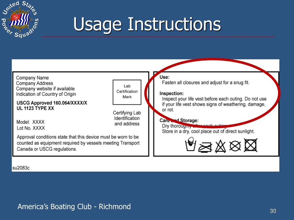 usage instructions