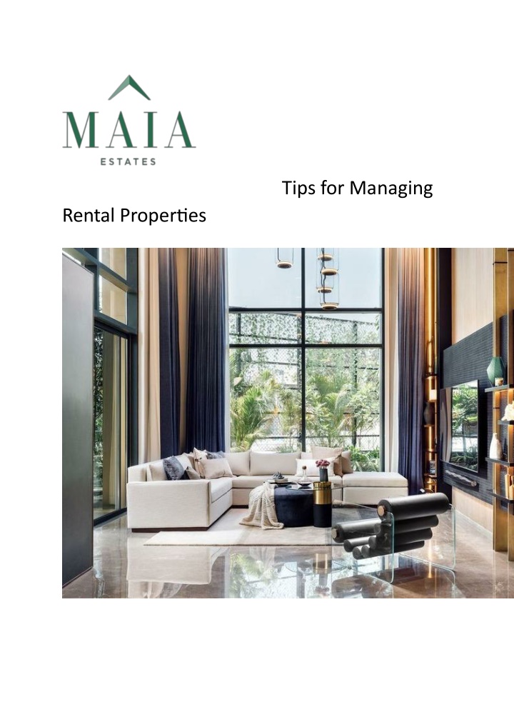 tips for managing rental properties