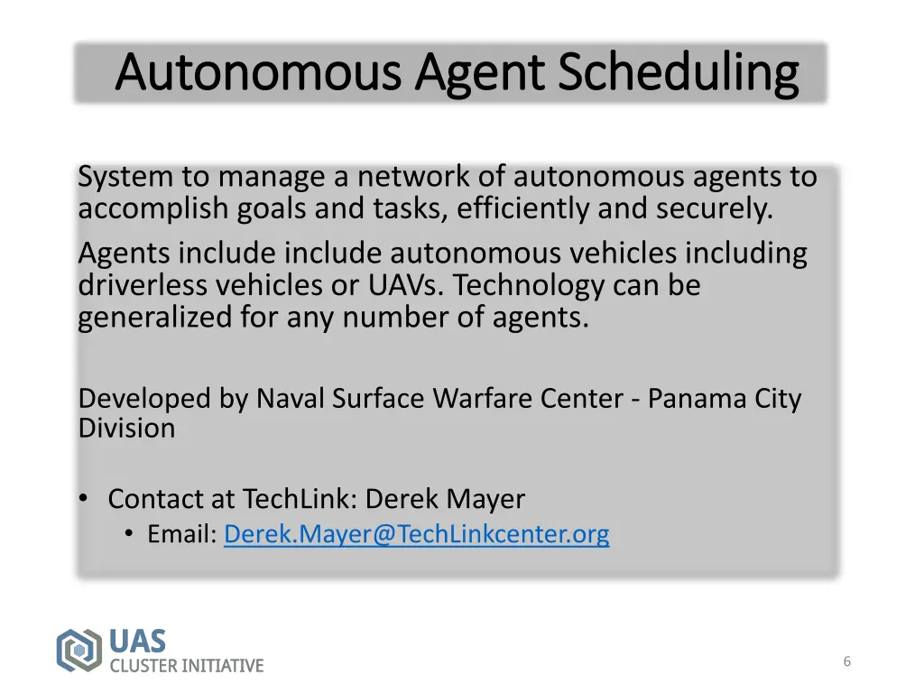 autonomous agent scheduling autonomous agent