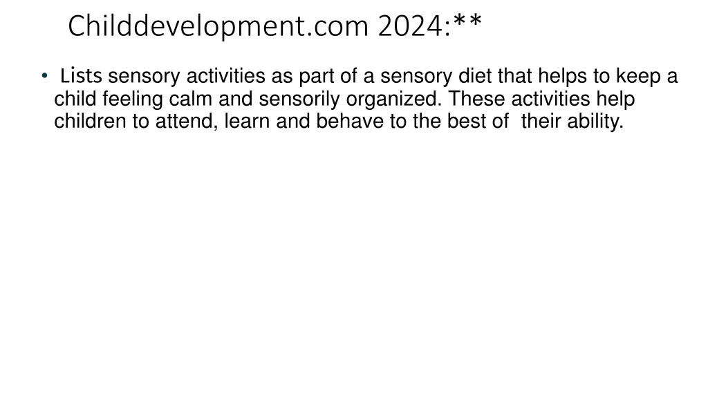 childdevelopment com 2024