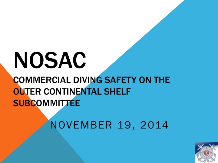 nosac commercial diving safety on the outer