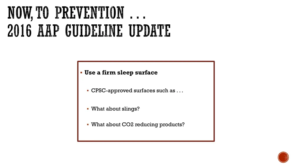 now to prevention 2016 aap guideline update 1