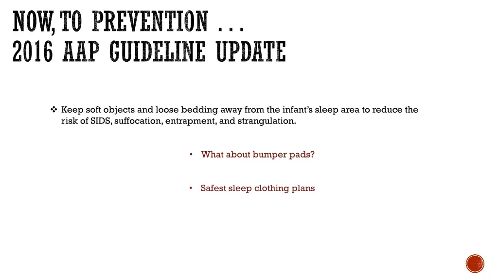 now to prevention 2016 aap guideline update 4