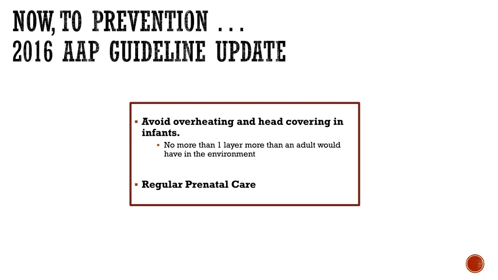 now to prevention 2016 aap guideline update 6