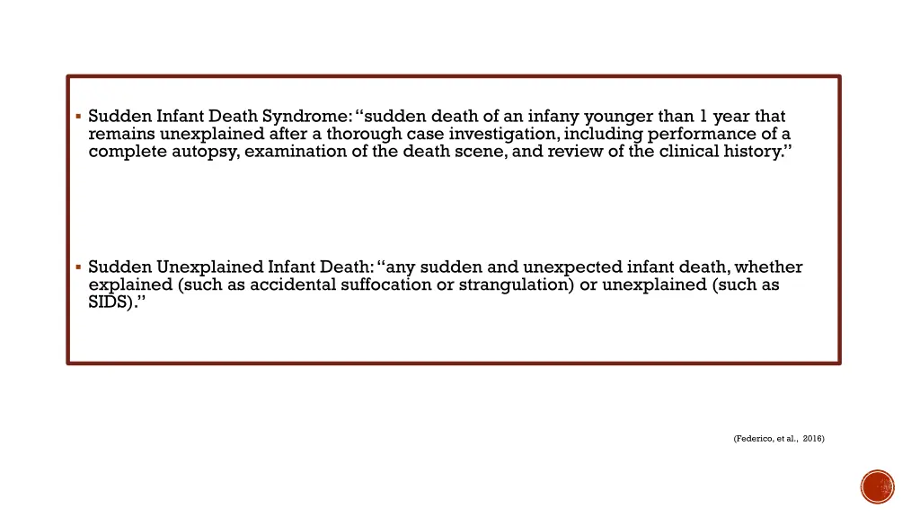 sudden infant death syndrome sudden death