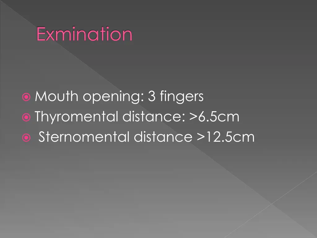 exmination