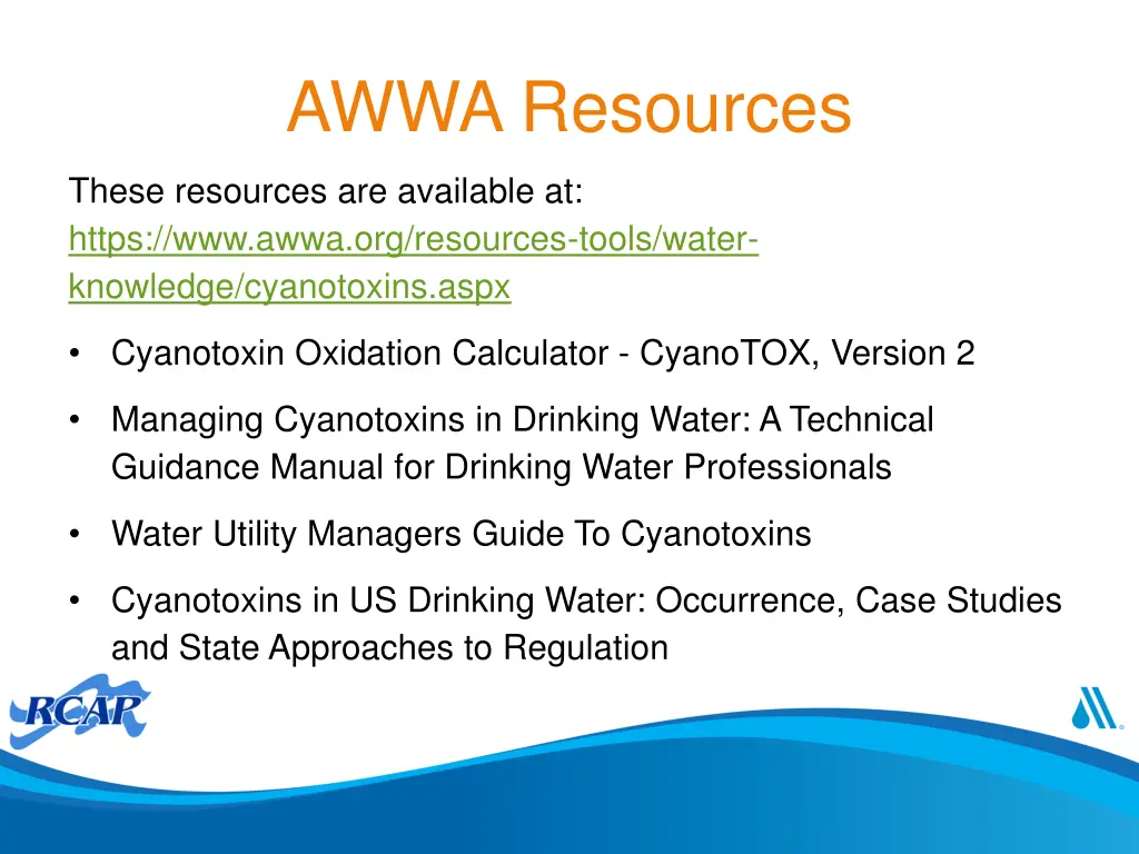 awwa resources