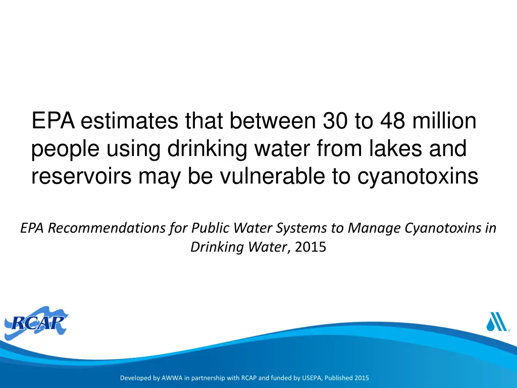 epa estimates that between 30 to 48 million