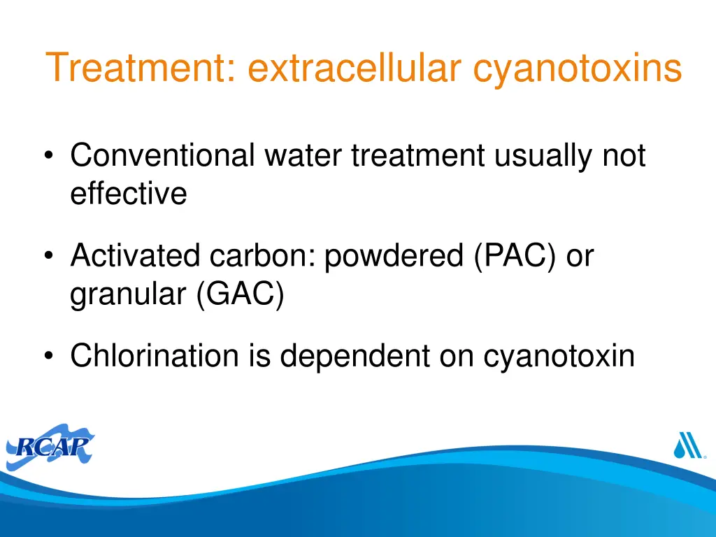 treatment extracellular cyanotoxins