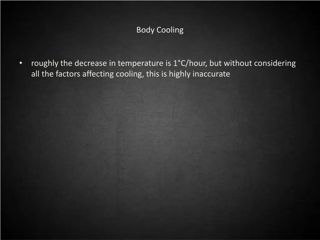 body cooling