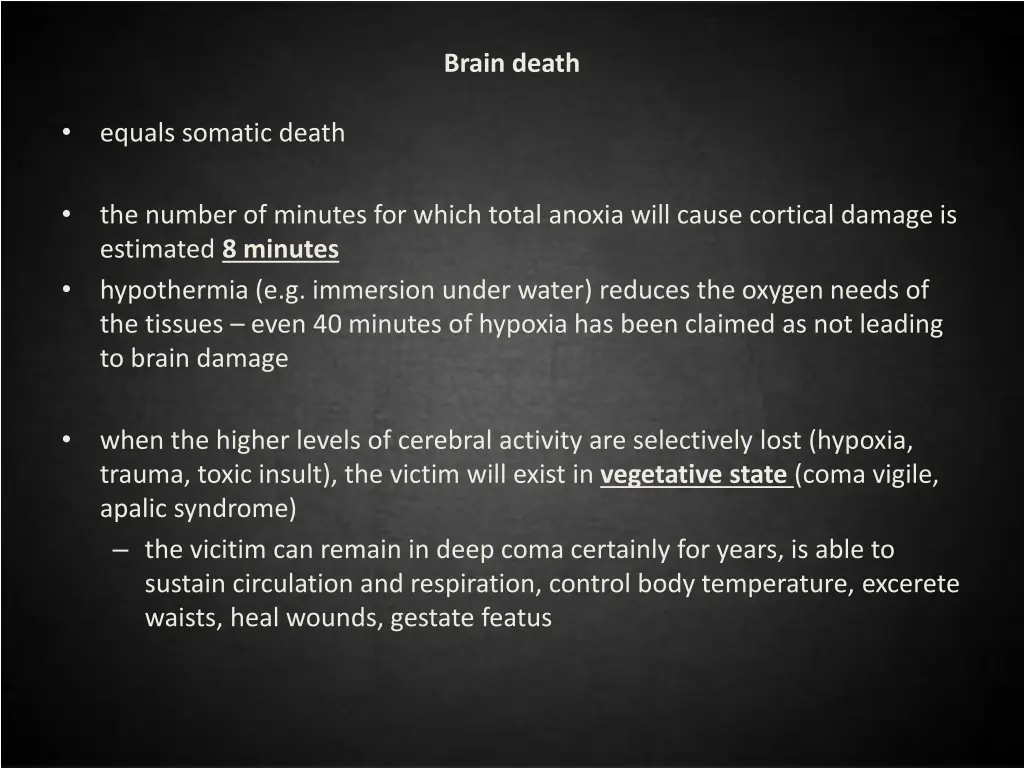 brain death