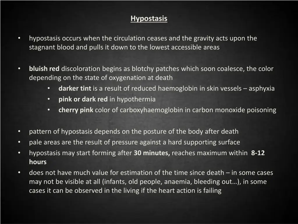 hypostasis