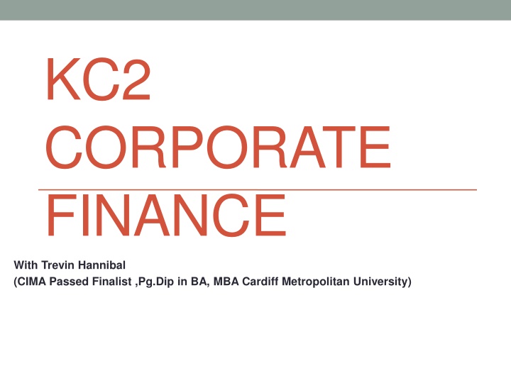 kc2 corporate finance