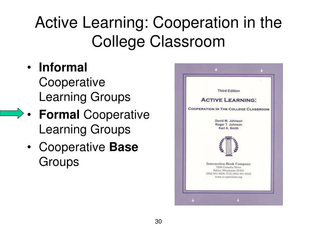 active learning cooperation in the college 1