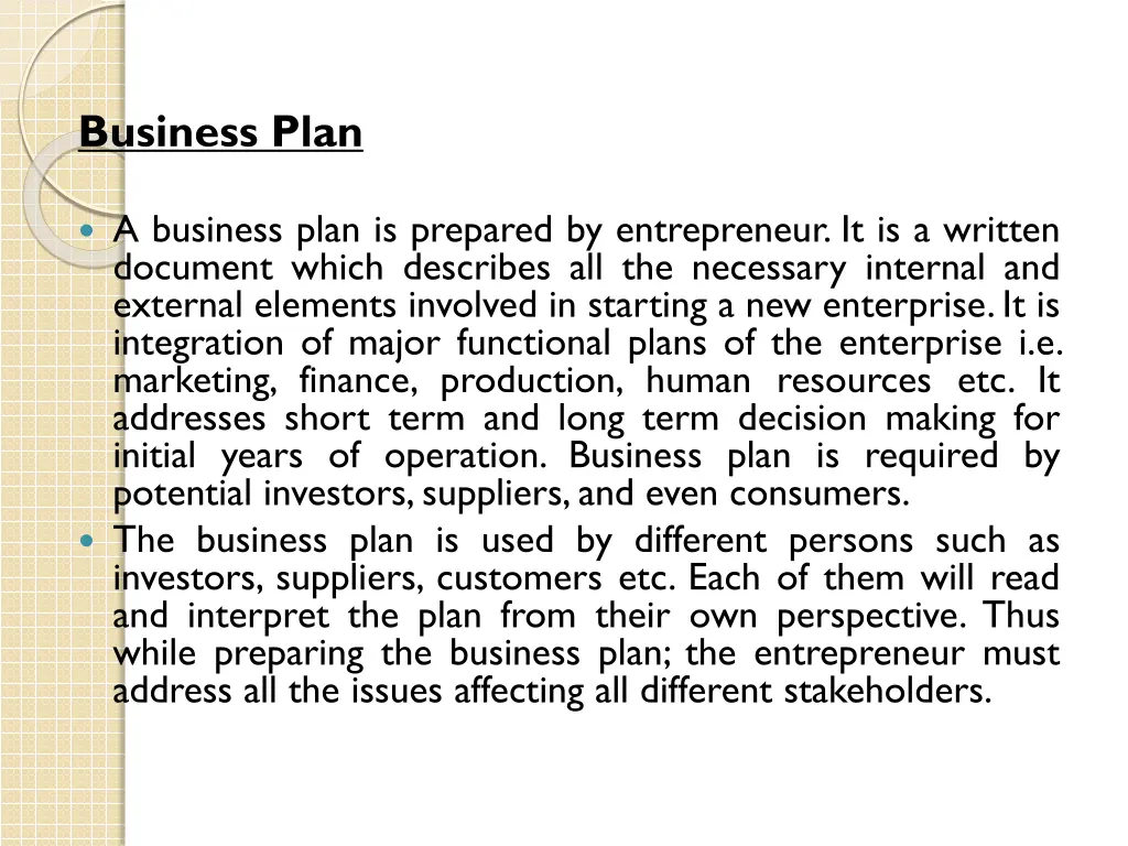 business plan