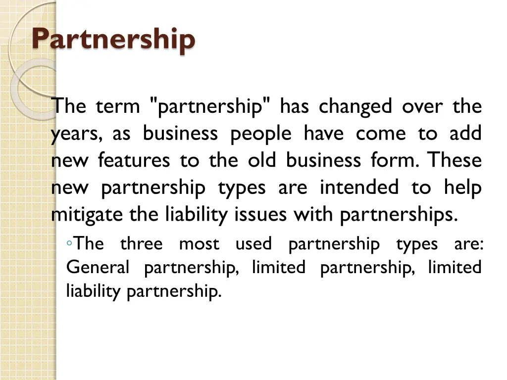 partnership