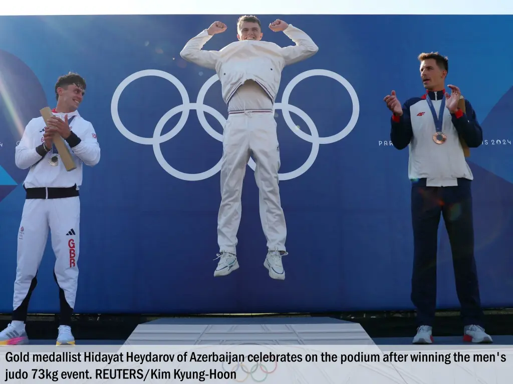 gold medallist hidayat heydarov of azerbaijan